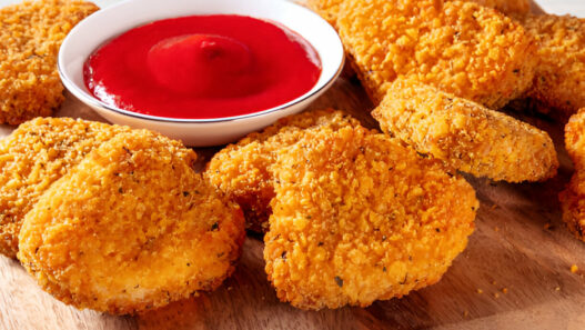 Fried crispy chicken nuggets Recipe