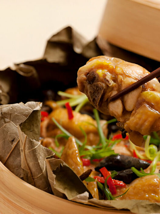Lotus Leaf Steamed Chicken Recipe