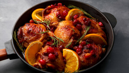 Orange Cranberry Roasted Chicken Recipe