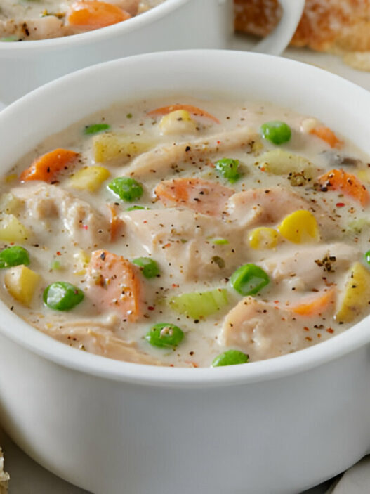 Creamy Leftove Chicken Soup Recipe