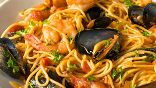 Shrimp and Mussels Pasta Recipe
