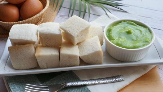 Pandan Coconut Custard Recipe