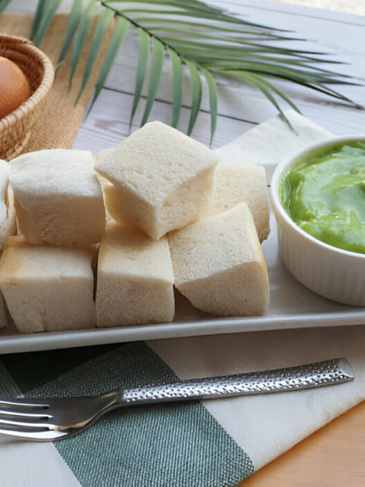 Pandan Coconut Custard Recipe