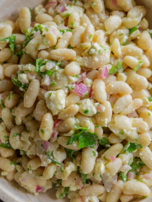 White Bean Salad with Feta Recipe