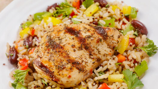 Quinoa and Brown Rice Chicken Salad Recipe