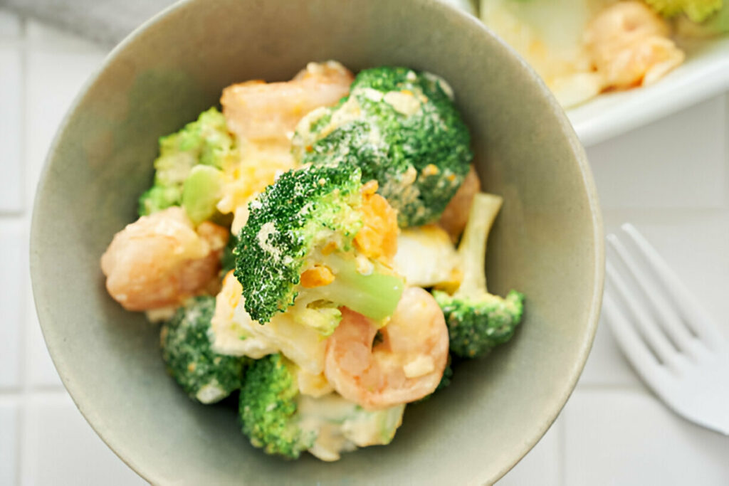 Broccoli and Shrimp Tartare Salad Recipe
