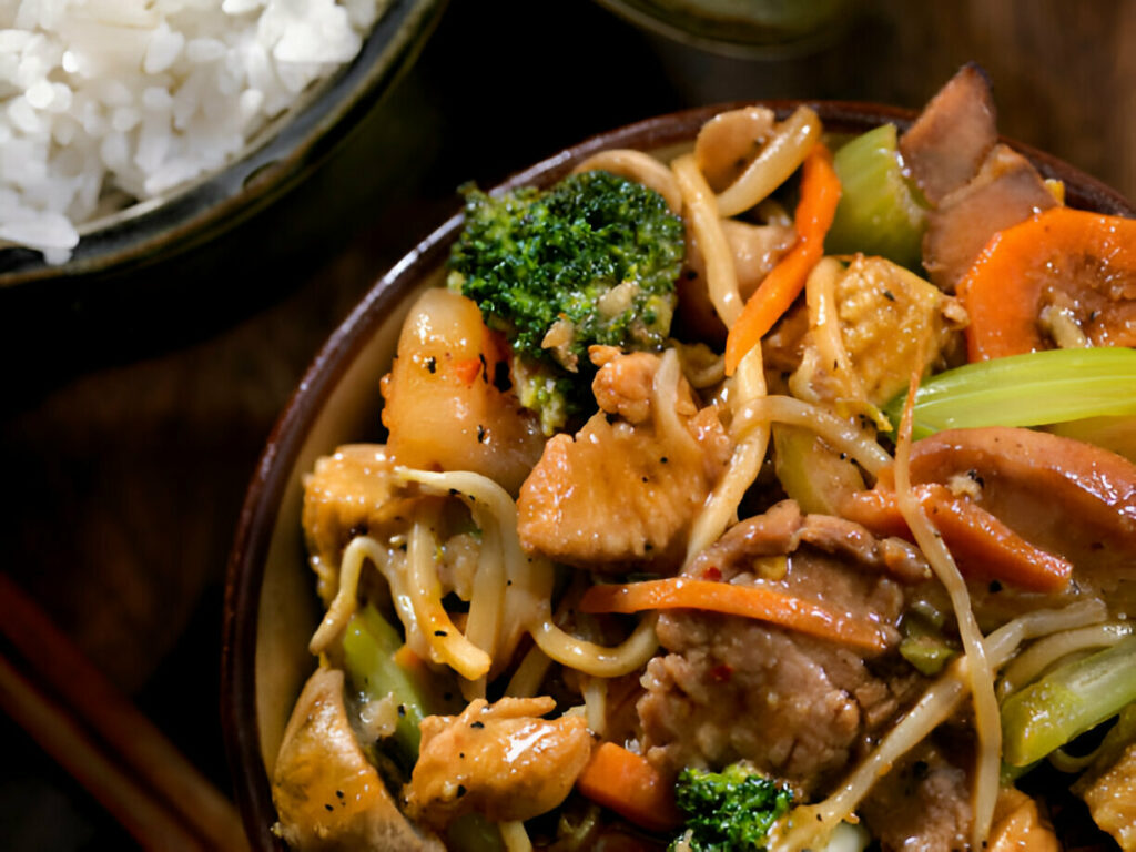 Garlic Beef and Broccoli Lo Mein Recipe