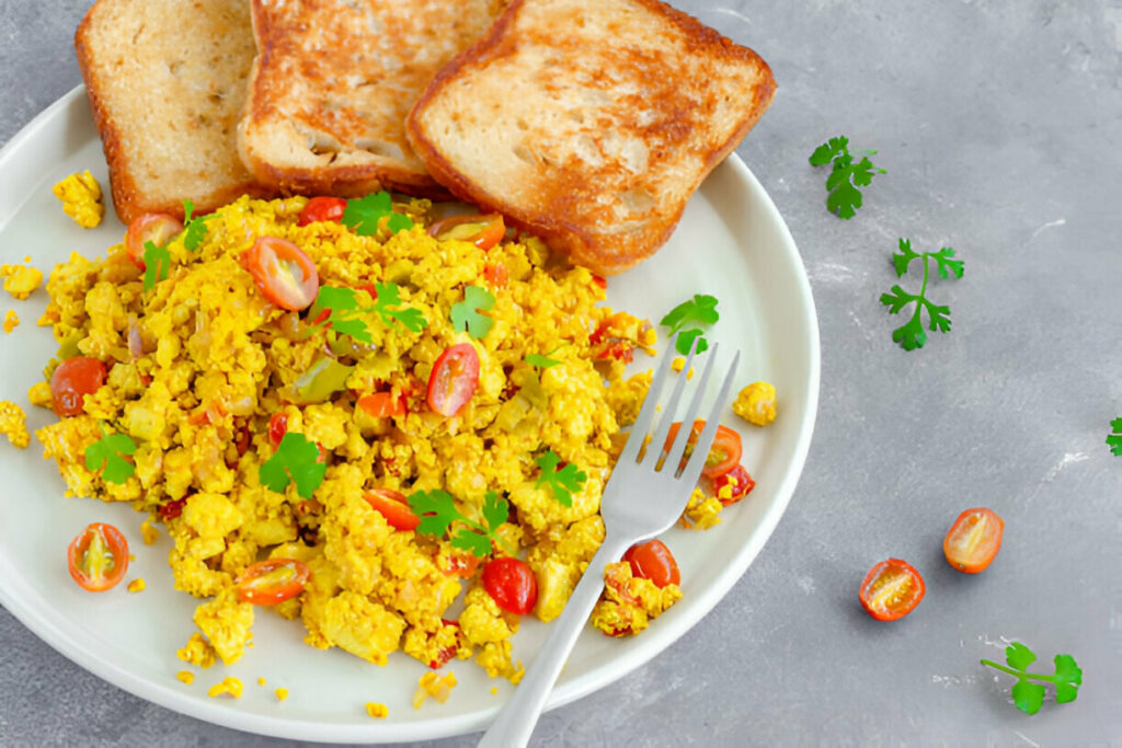 Tofu Scramble with Tomatoes Recipe