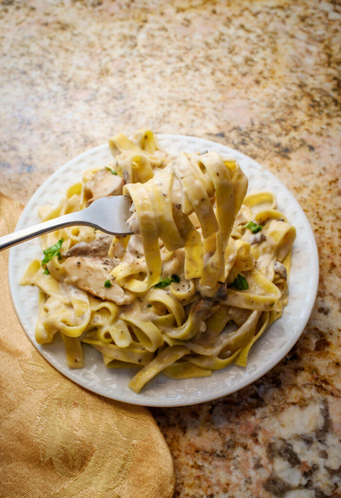 Chicken with Buttered Noodles Recipe
