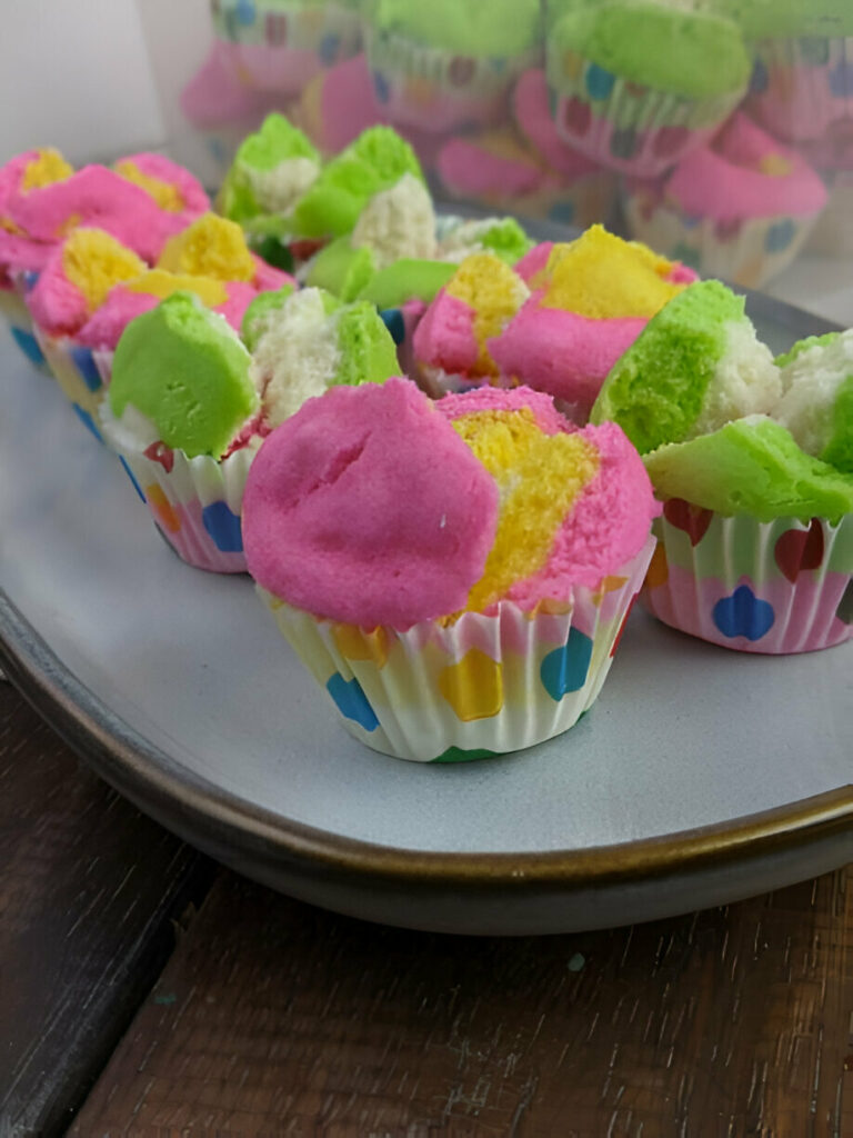 Colorful Steam Sponge Cake Recipe