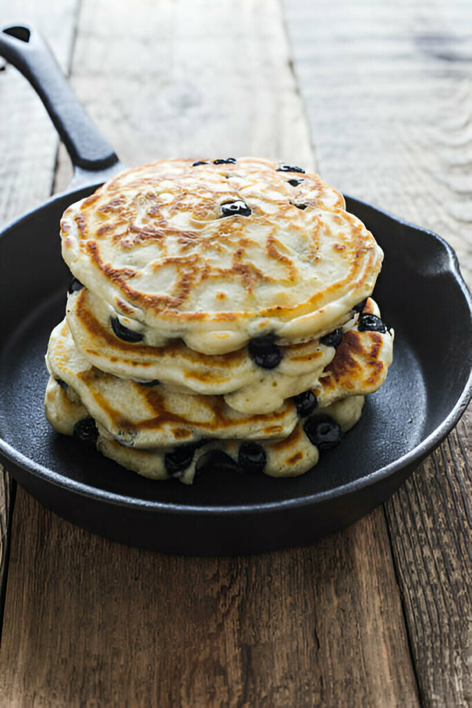 Fluffy Blueberry Pancakes Recipe