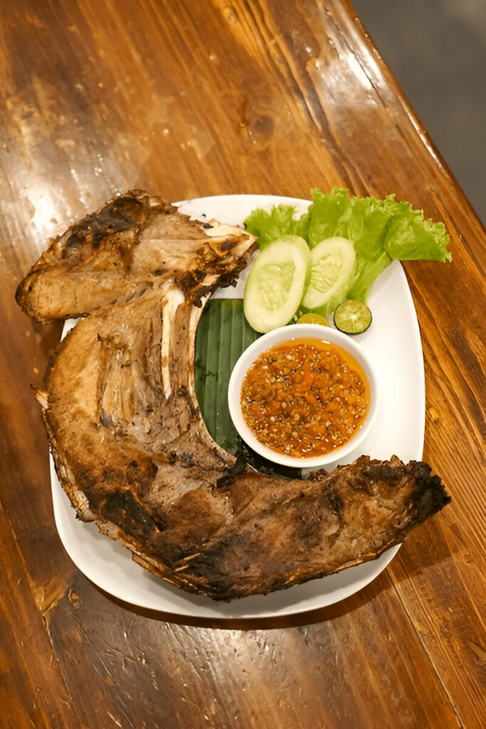 Grilled Tuna Jaw Recipe