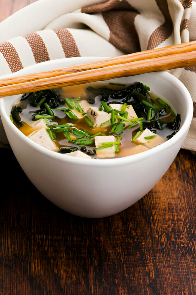 Japanese Miso Soup Filled with Kelp Recipe