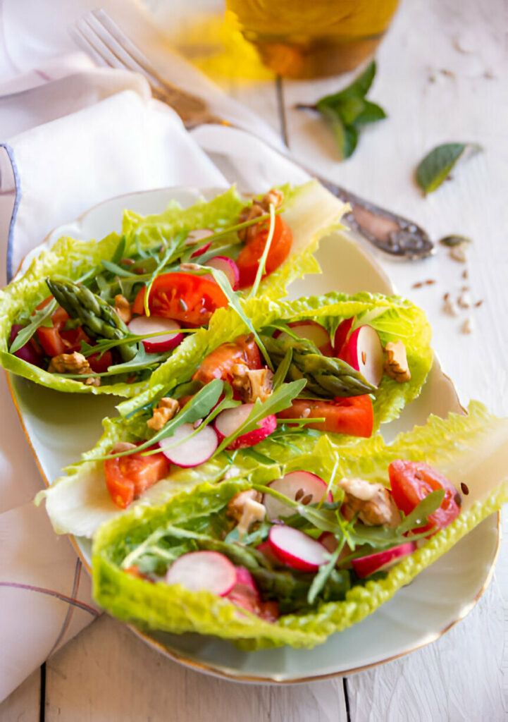 Lettuce Wrap Veggie Boats Recipe