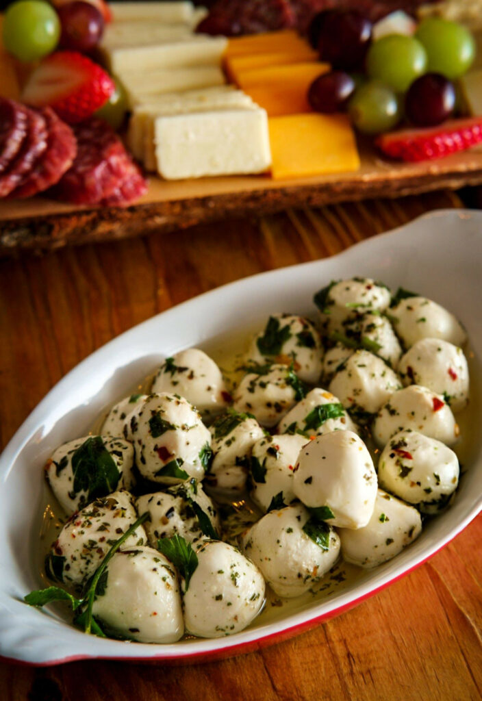 Marinated Mozzarella Balls Recipe