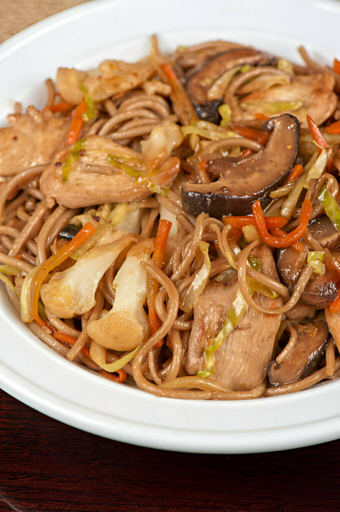 Mushroom Chow Mein Recipe
