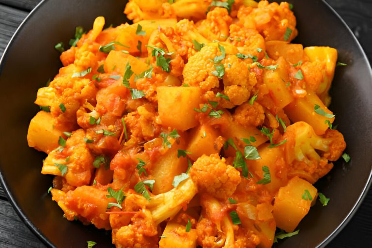 Aloo Gobi with Cauliflower and Potato Curry Recipe