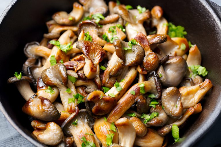 Garlic Butter Oyster Mushrooms Recipe