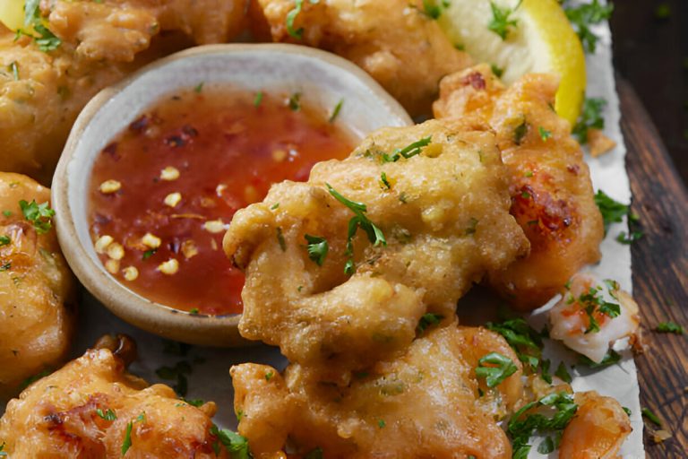 Shrimp and Corn Fritters Recipe