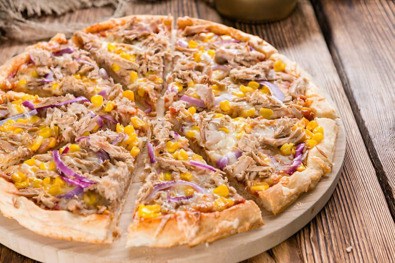 Sweetcorn and Tuna Pizza Recipe