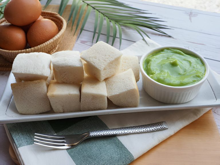 Pandan Coconut Custard Recipe