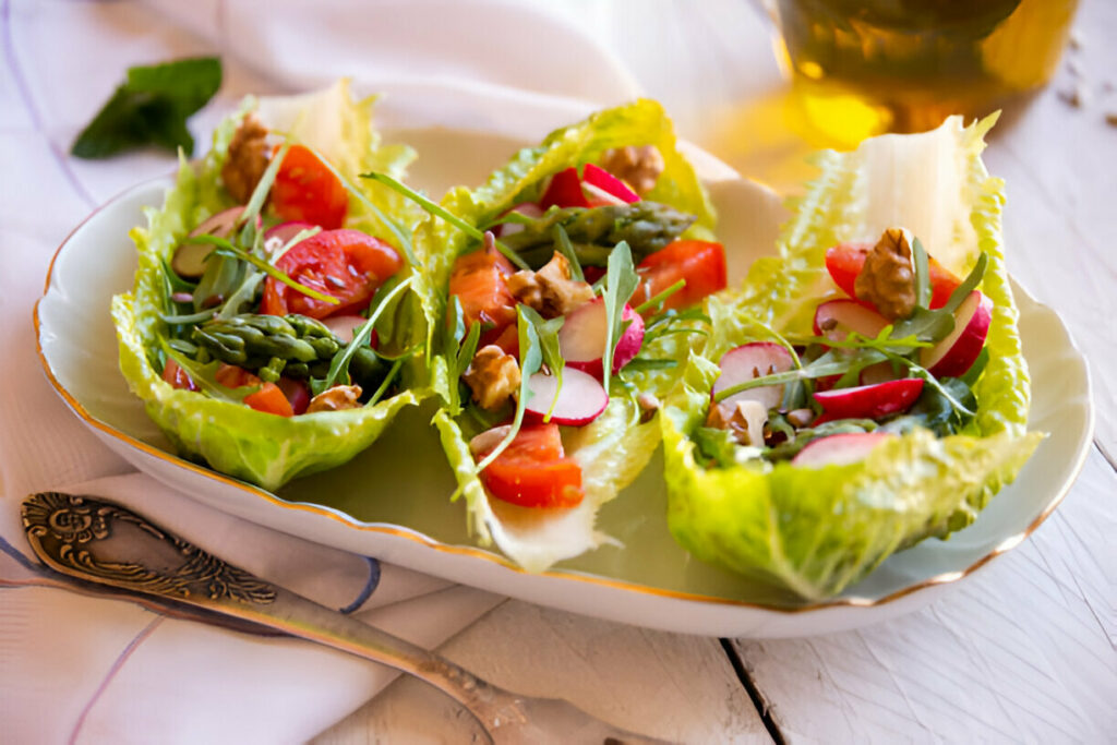 Lettuce Wrap Veggie Boats Recipe