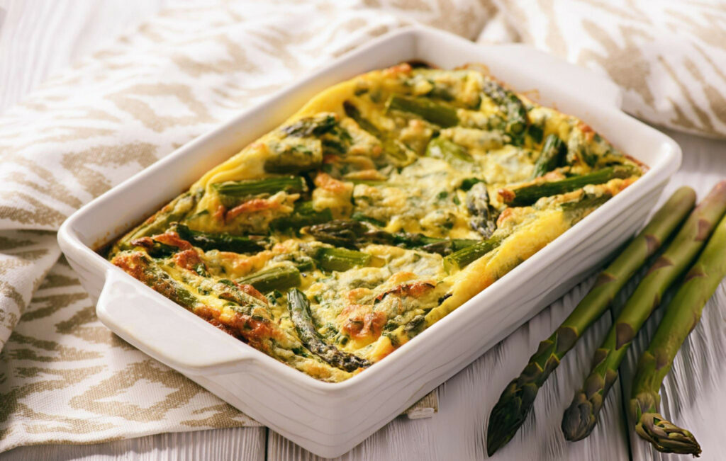 Sheet Pan Asparagus Frittata Recipe