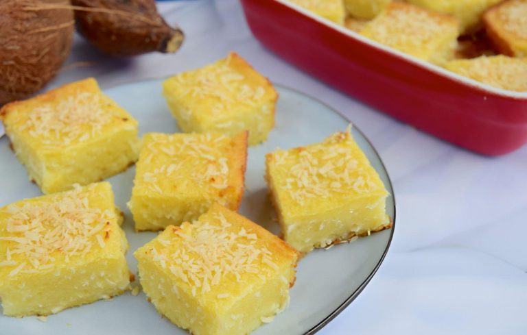 Cassava Coconut Cake Recipe