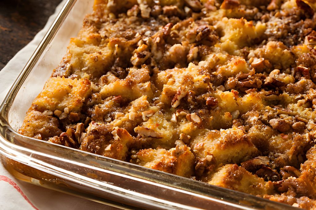 Pecan Pie Bread Pudding Recipe