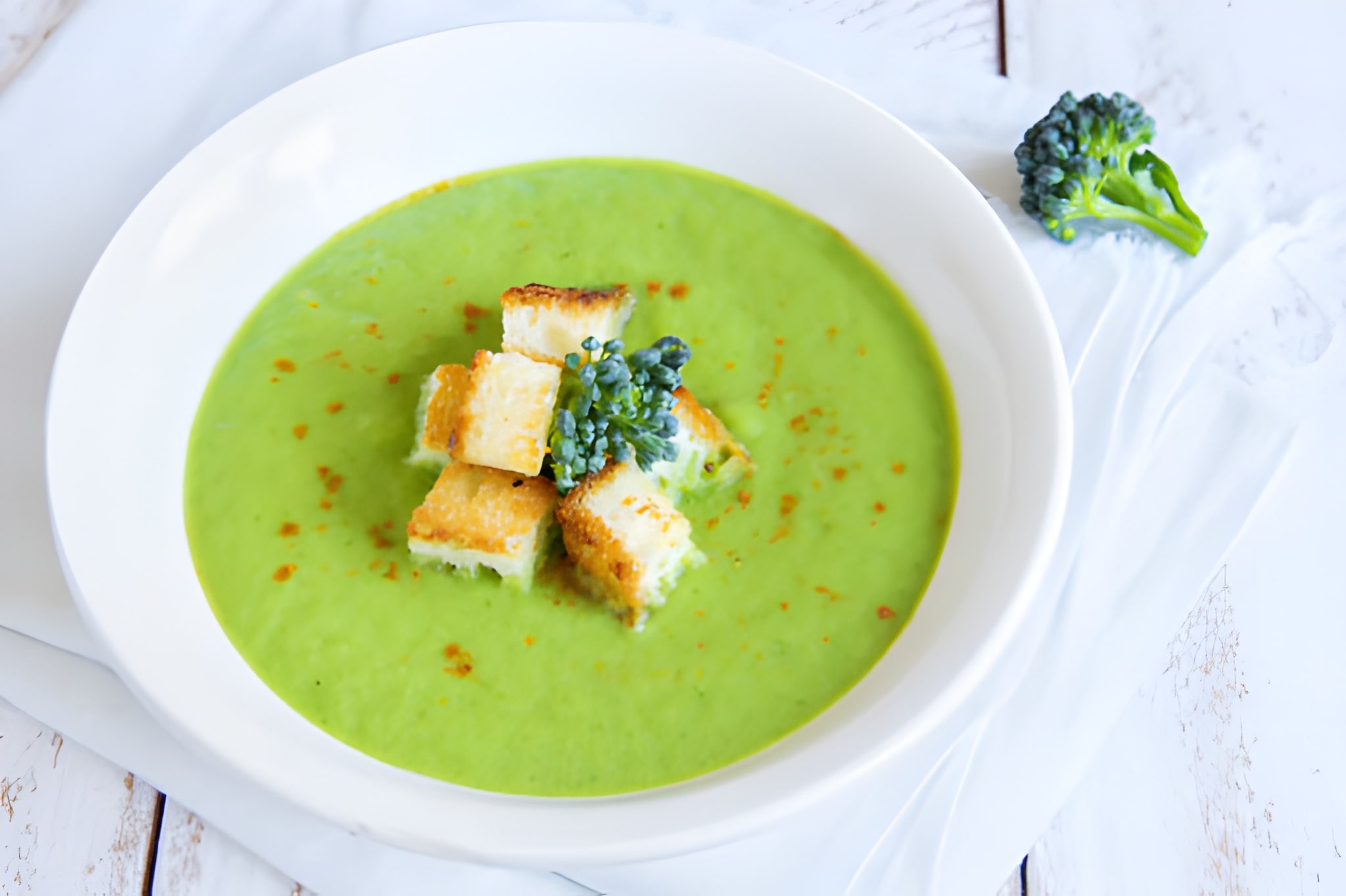 Spicy Creamy Broccoli Soup Recipe