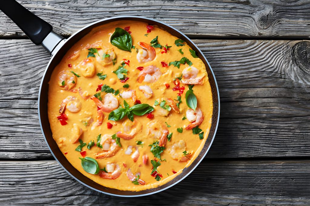 Prawns with Coconut Milk Recipe