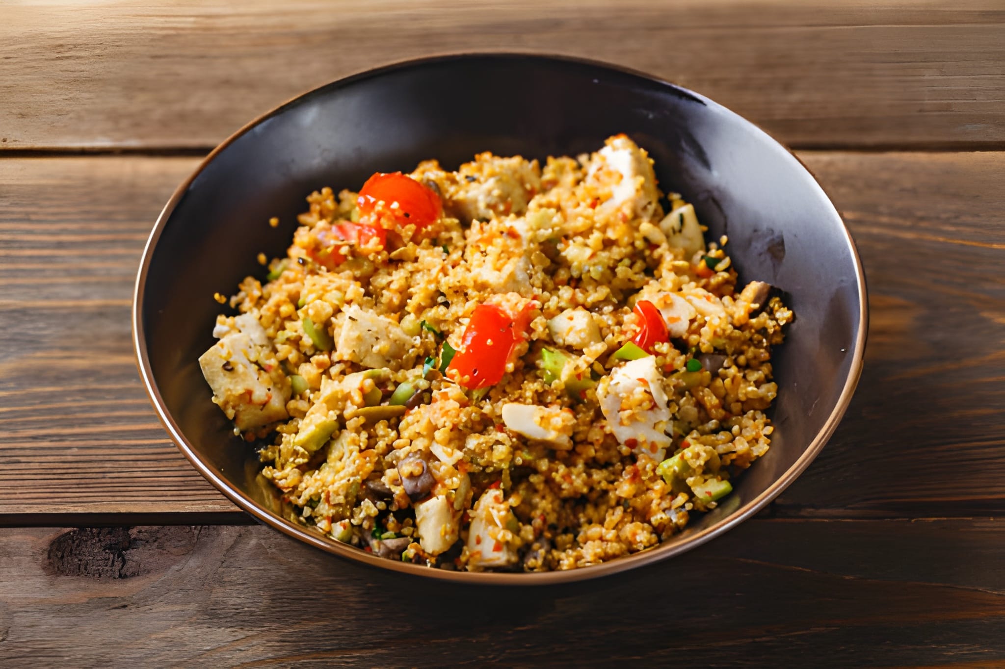 Chicken Bulgur Skillet Recipe