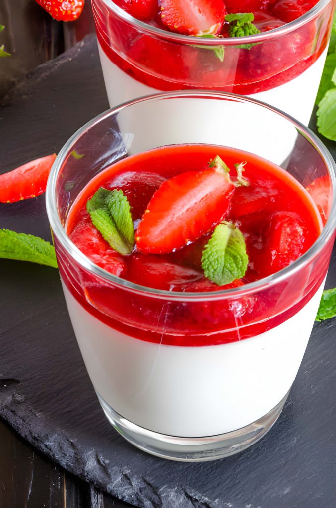 Strawberry Panna Cotta Recipe
