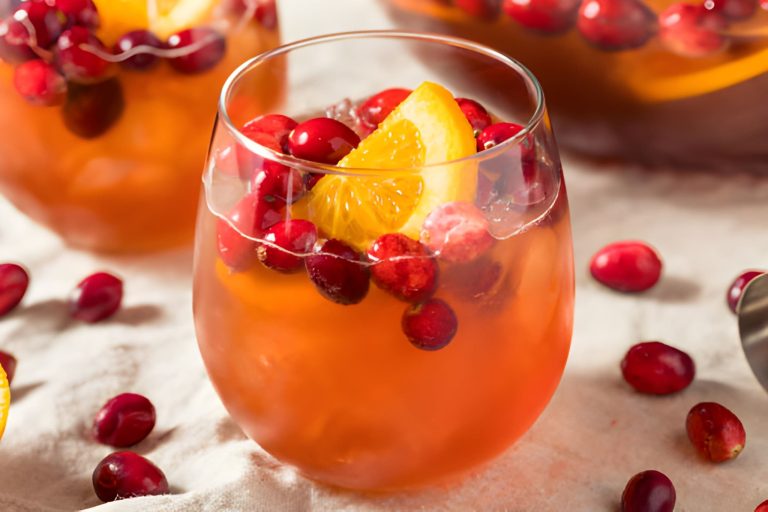 Non-Alcoholic Christmas Sangria Recipe