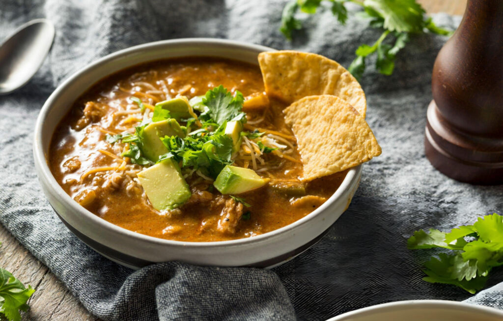 Crockpot Spicy Chicken Tortilla Soup Recipe